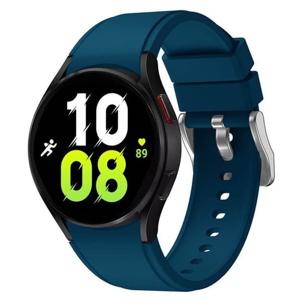 Silikone Armbånd No-Gap Samsung Galaxy Watch 5 (40mm) -Blå