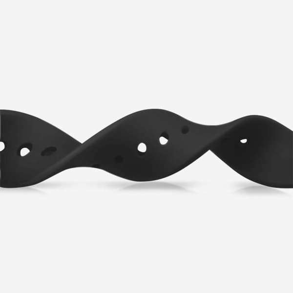Xiaomi Mi Band 6 och 5 Sportarmband - AVIZAR - Svart - Premium mjukt silikon - Lättvikt