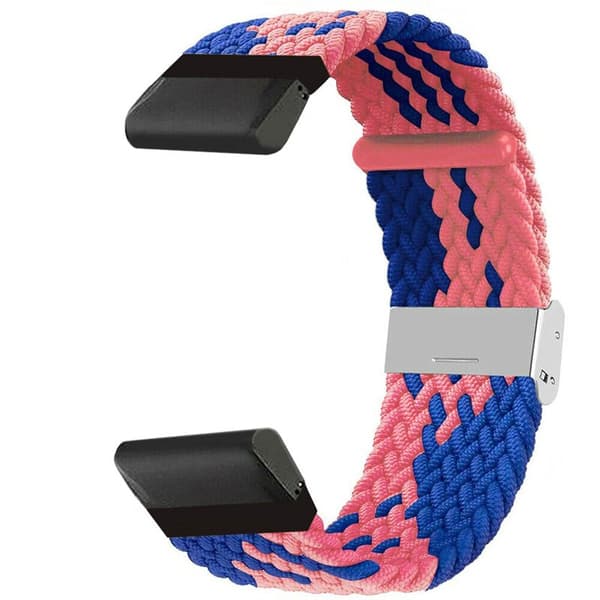 Flettet elastisk armbånd Garmin Fenix 5X - bluepowder