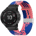 Pikkukuva 1 / 3: Punottu elastinen rannekoru Garmin Fenix 6X - bluepowder
