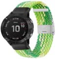 Miniatyrbilde 1 av 3: Flettet elastisk armbånd Garmin Fenix 6X - gradientgreen