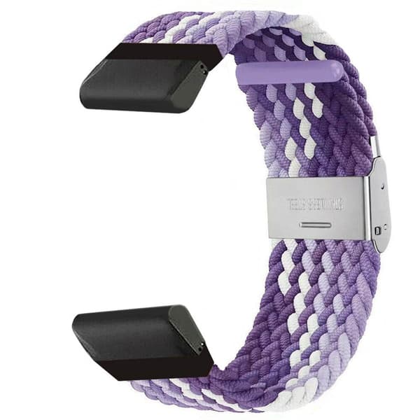 Flettet elastisk armbånd Garmin Fenix 5 - gradientpurple