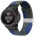 Miniatyrbillede 1 af 3: Flettet Elastik Armbånd Garmin Fenix 5 - blågrøn