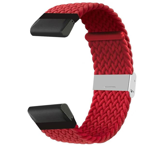 Punottu elastinen rannekoru Garmin Fenix 5 - darkred