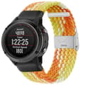 Miniatyrbillede 1 af 3: Flettet Elastik Armbånd Garmin Fenix 5 - Gradientorange