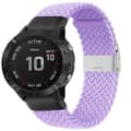 Miniatyrbilde 1 av 3: Flettet elastisk armbånd Garmin Fenix 6 - lightpurple