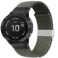 Miniatyrbillede 1 af 3: Flettet Elastik Armbånd Garmin Fenix 6 - Army