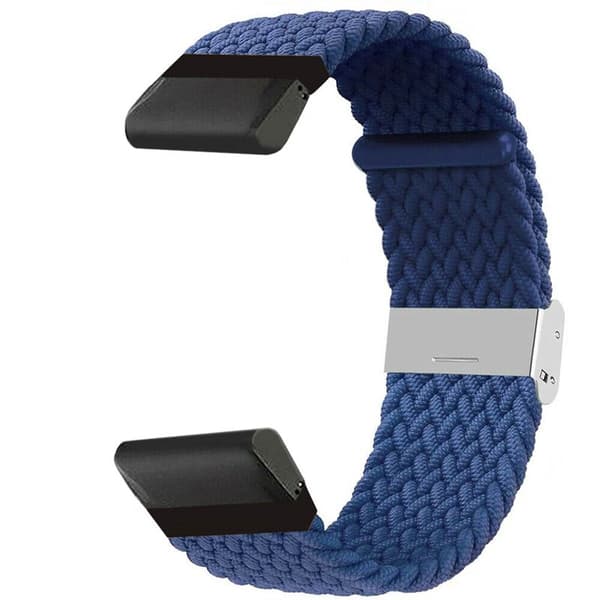 Flettet elastisk armbånd Garmin Fenix 6 - Blå