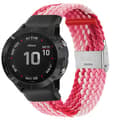 Miniatyrbilde 1 av 3: Flettet elastisk armbånd Garmin Fenix 6 - gradientred