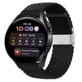 Pikkukuva 1 / 4: Punottu elastinen rannekoru Huawei Watch 3 (46mm) - musta