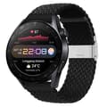 Miniatyrbilde 1 av 4: Flettet elastisk armbånd Huawei Watch 3 Pro (48mm) - svart
