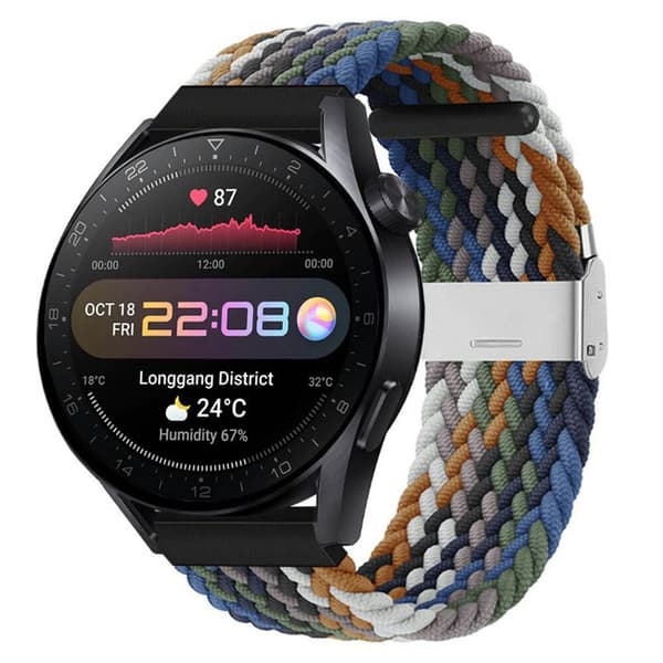 Punottu elastinen rannekoru Huawei Watch 3 Pro (48mm) - cowboy