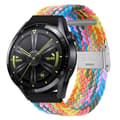 Miniatyrbilde 1 av 3: Flettet elastisk armbånd Huawei Watch GT3 (46mm) - lightrainbow