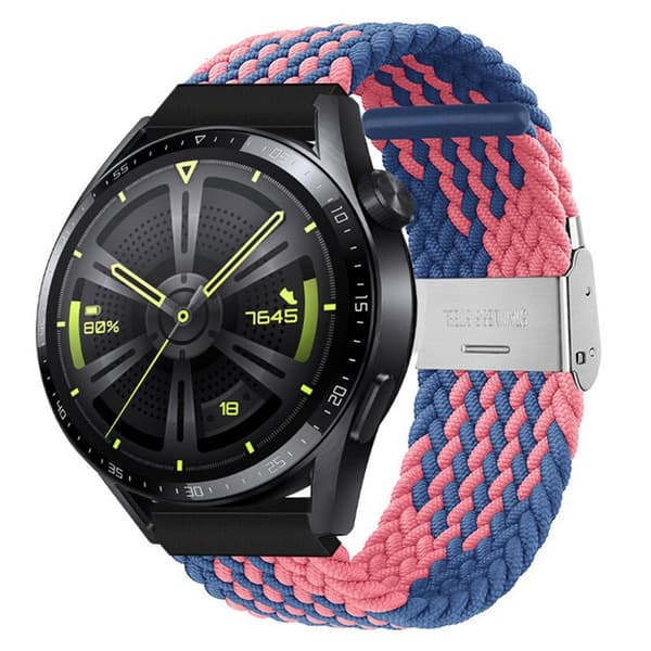 Punottu elastinen rannekoru Huawei Watch GT3 (46mm) - bluepowder