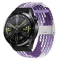 Miniatyrbillede 1 af 3: Flettet Elastik Armbånd Huawei Watch GT3 (46mm) - gradientpurple