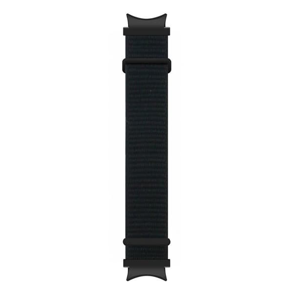 Nylon Armbånd No-Gap Samsung Galaxy Watch 4 (44mm) - Dark Black