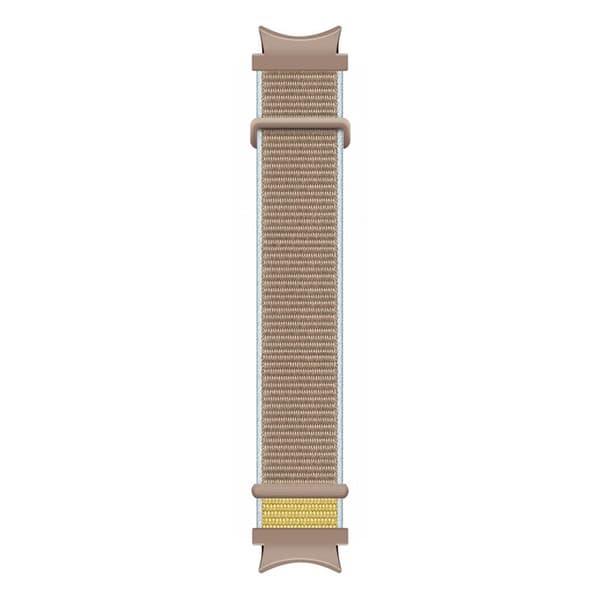Nylon armbånd No-Gap Samsung Galaxy Watch 4 Classic (42mm) - Camel
