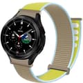 Miniatyrbilde 1 av 2: Nylon armbånd No-Gap Samsung Galaxy Watch 4 Classic (42mm) - Camel