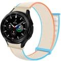 Miniatyrbilde 1 av 2: Nylon armbånd No-Gap Samsung Galaxy Watch 4 Classic (42mm) - Cream