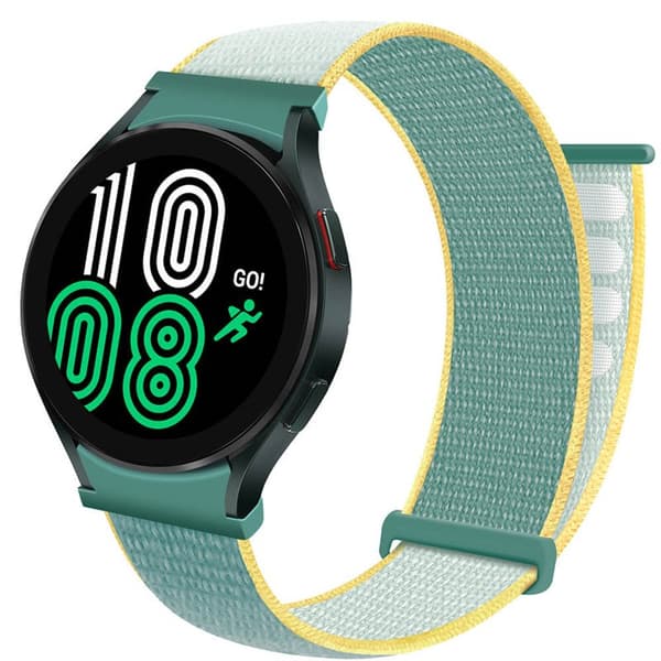 Nylon Armbånd No-Gap Samsung Galaxy Watch 4 (40mm) - Sunshine