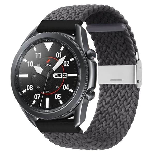 Flettet Elastik Armbånd Samsung Galaxy Watch 3 (41mm) - skygrey