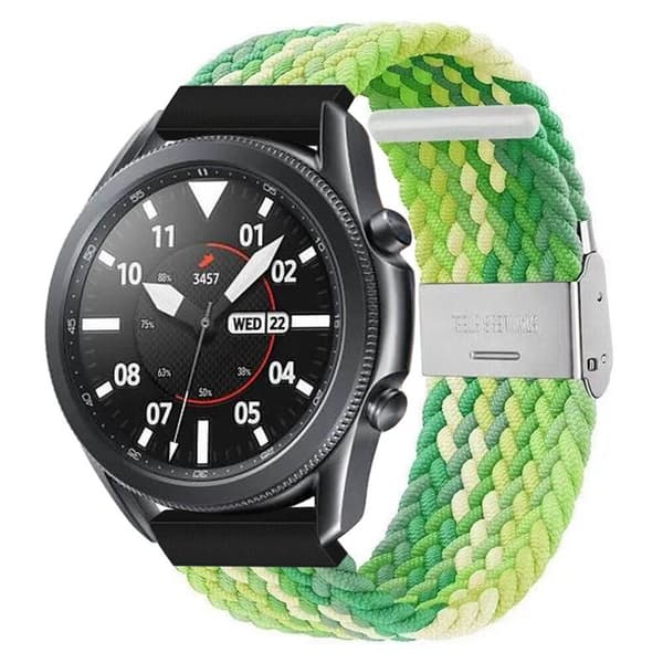 Flettet elastisk armbånd Samsung Galaxy Watch 3 (41mm) - gradientgreen