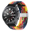 Miniatyrbilde 1 av 4: Flettet elastisk armbånd Samsung Galaxy Watch 3 (41mm) - rainbow