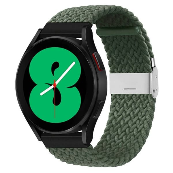 Flettet elastisk armbånd Samsung Galaxy Watch 4 (40mm) - Army
