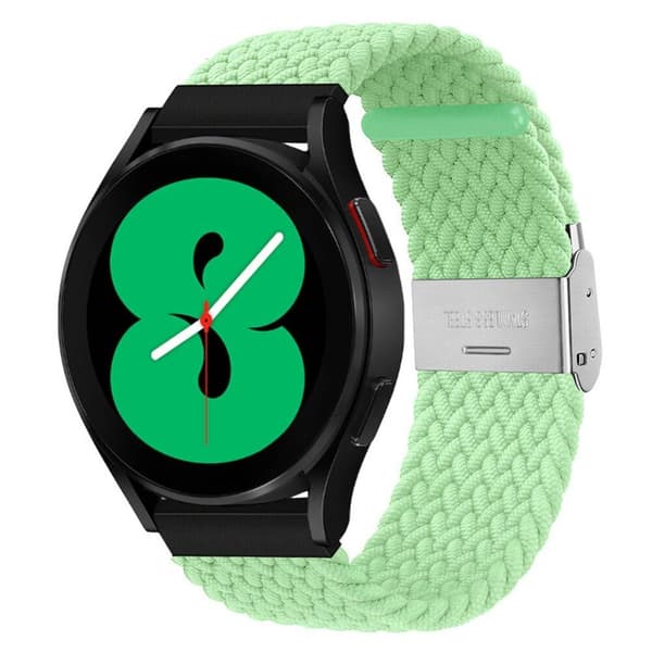 Flettet Elastik Armbånd Samsung Galaxy Watch 4 (40mm) - pistachio