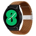 Miniatyrbilde 1 av 4: Flettet elastisk armbånd Samsung Galaxy Watch 4 (40mm) - Brun