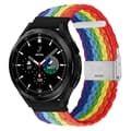 Pikkukuva 1 / 3: Punottu elastinen rannekoru Samsung Galaxy Watch 4 Classic (46mm) - Pride