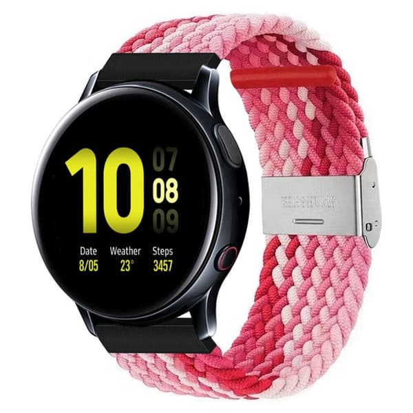 Flettet elastisk armbånd Samsung Galaxy Watch Active 2 (40mm) - gradientred