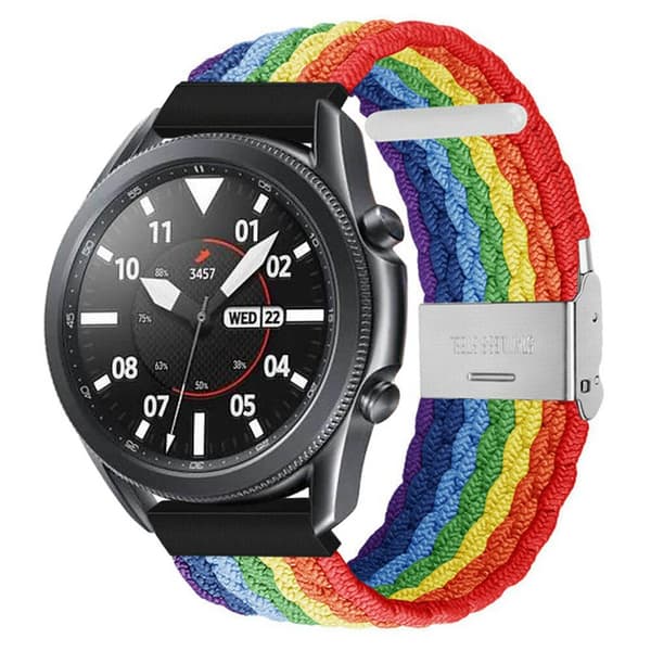 Flettet elastisk armbånd Samsung Galaxy Watch 3 (45mm) - Pride