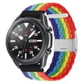 Miniatyrbilde 1 av 3: Flettet elastisk armbånd Samsung Galaxy Watch 3 (45mm) - Pride