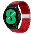 Miniatyrbild 1 av 4: Flätat Elastiskt Armband Samsung Galaxy Watch 4 (44mm) - Mörkröd