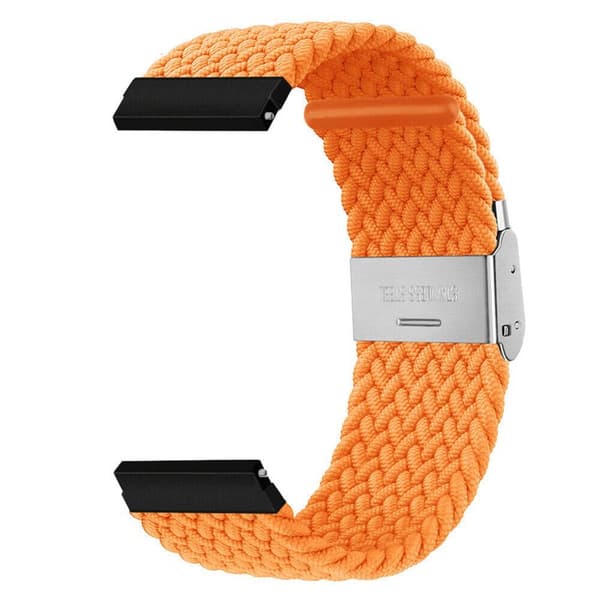 Flettet Elastik Armbånd Samsung Galaxy Watch 4 (44mm) - Orange