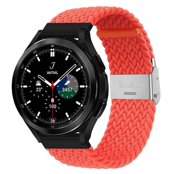 Punottu Kellon ranneke Samsung Galaxy Watch 4 Classic (42mm) - Aprikoosin