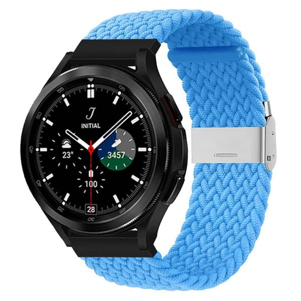 Punottu elastinen rannekoru Samsung Galaxy Watch 4 Classic (42mm) - skyblue