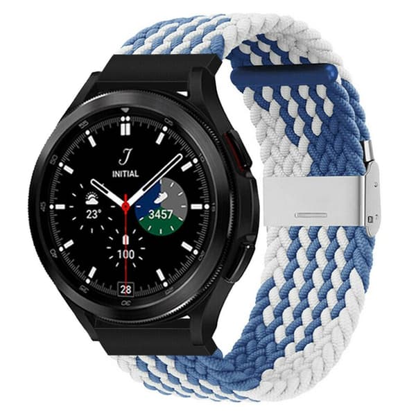 Flettet elastisk armbånd Samsung Galaxy Watch 4 Classic (42mm) - bluewhite