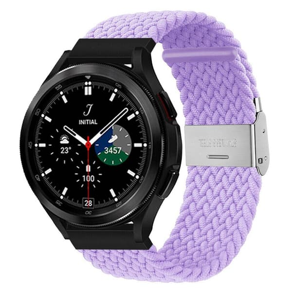 Punottu elastinen rannekoru Samsung Galaxy Watch 4 Classic (42mm) - lightpurple