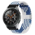 Miniatyrbild 1 av 4: Flätat Elastiskt Armband Samsung Galaxy Watch 46mm - Blåvit
