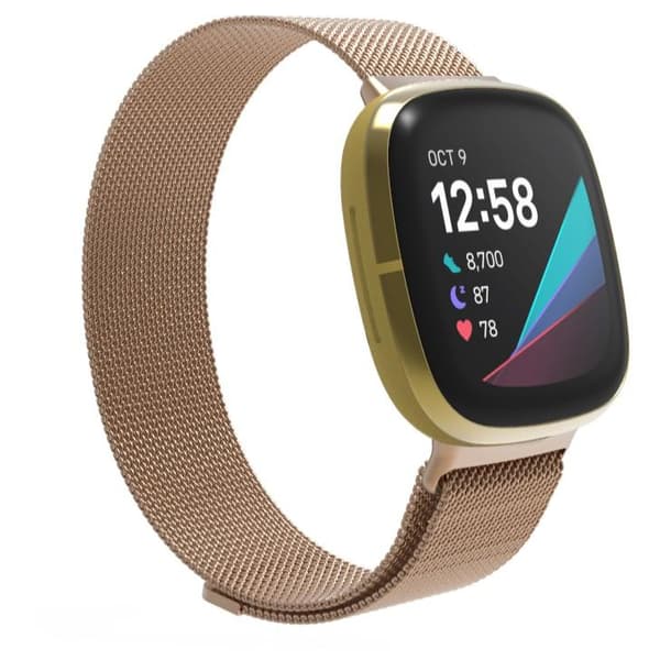 SKALO Milanese Loop til Fitbit Sense