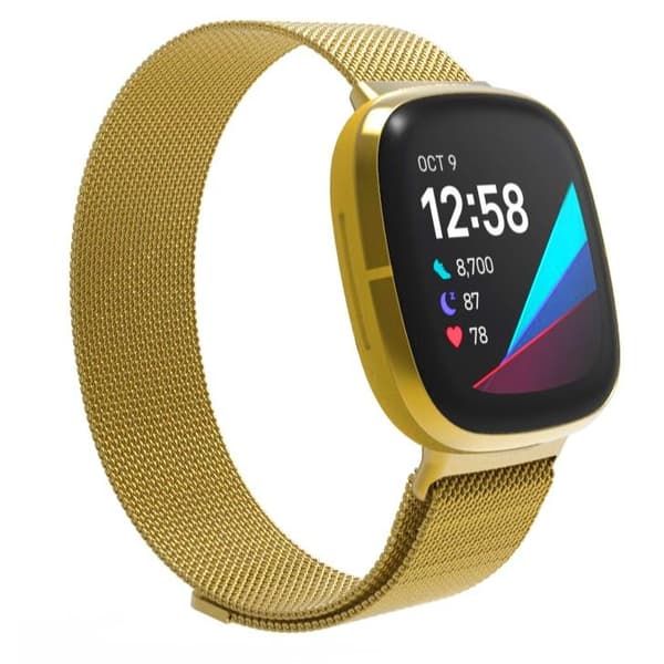 SKALO Milanese Loop til Fitbit Sense