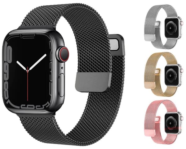 Apple Watch -ranneke – Loop 42/44/45mm - Svart