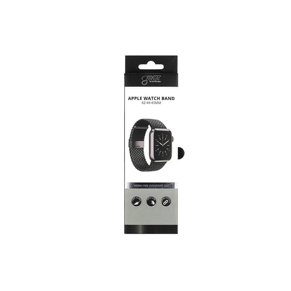 Watcharmbånd Flettet SORT Apple Watch 38/40/41mm