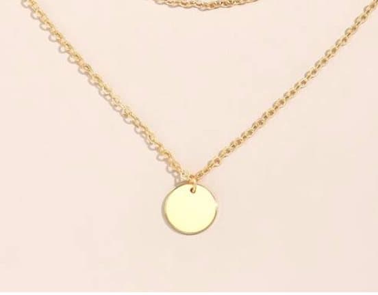 Palett Guld Halsband Design NYHET LOVE UNIKA