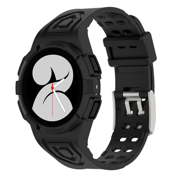 INF Kellon ranneke TPU MustaSamsung Galaxy Watch 4/5 40 mm