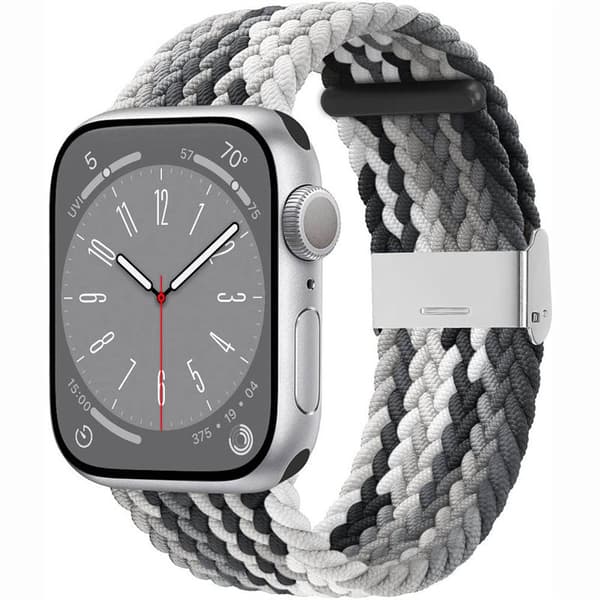 Flettet elastisk armbånd Apple Watch 8 (41mm) - gradientgrey