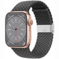 Miniatyrbilde 1 av 2: Flettet elastisk armbånd Apple Watch 8 (41mm) - skygrey