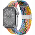 Miniatyrbilde 1 av 2: Flettet elastisk armbånd Apple Watch 8 (41mm) - lightrainbow